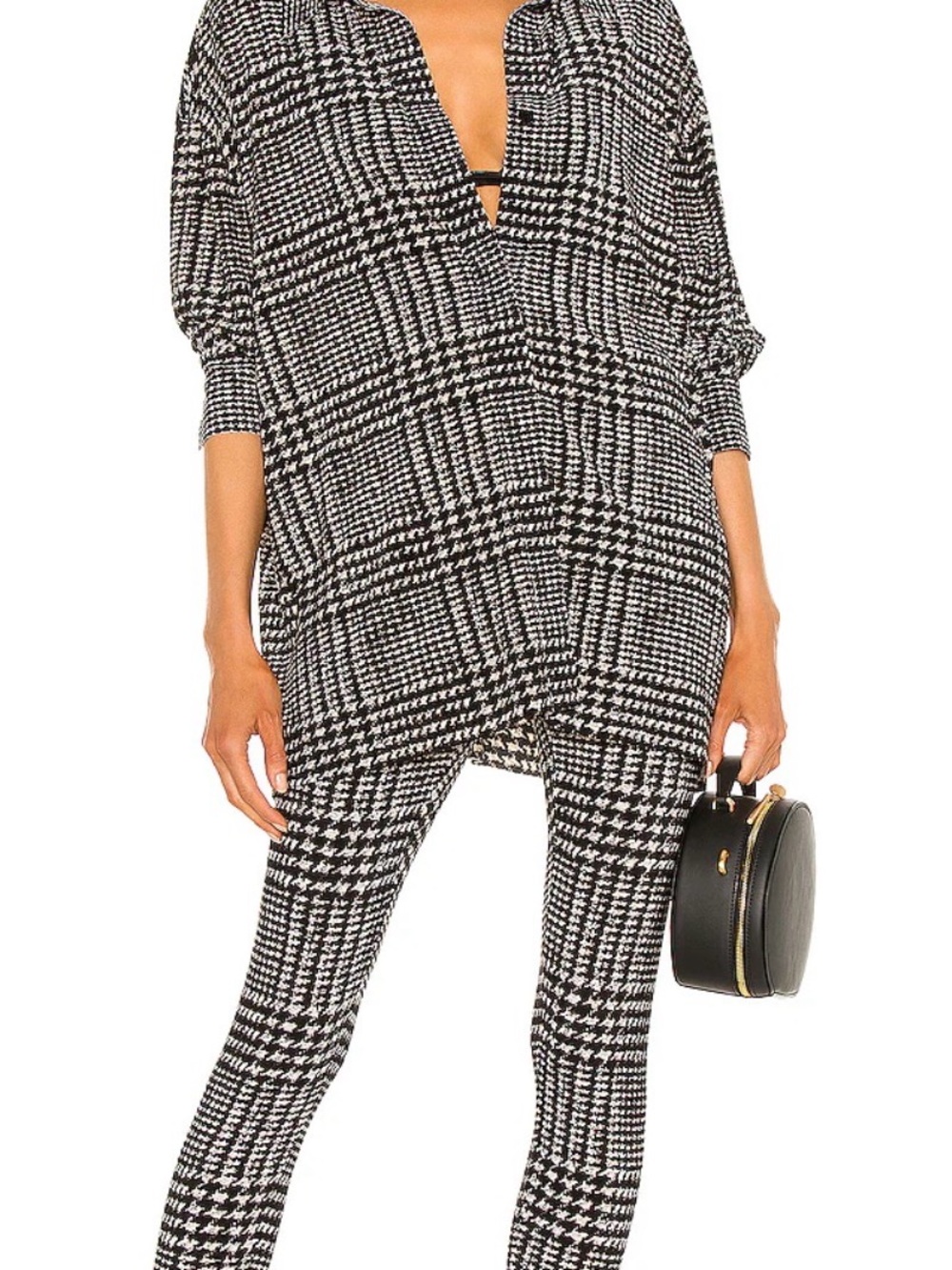 Norma Kamali Houndstooth Set XS